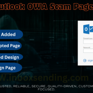 Outlook Scam page