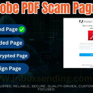 Adobe pdf scam page