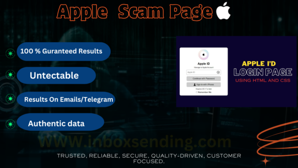 Apple Scam page