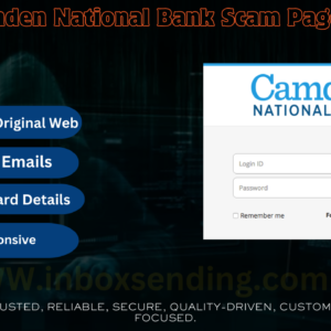 Camden National Bank Scam Page