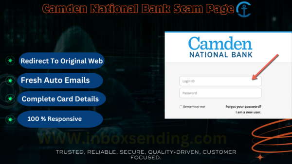 Camden National Bank Scam Page