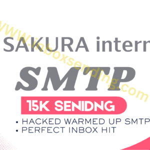 Hacked Sakura Internet SMTP | 60k Daily Limit