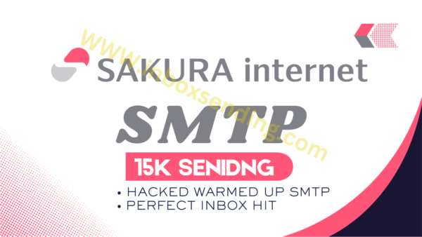 Hacked Sakura Internet SMTP | 60k Daily Limit