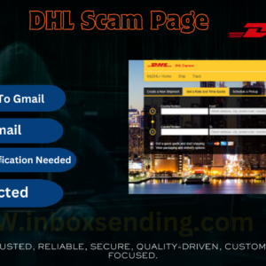 DHL Scam Page