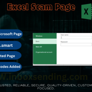 Excel Scam page