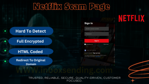 Netflix Scam Page