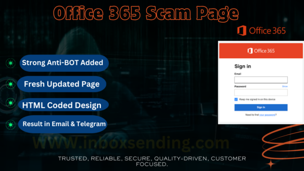 Office 365 Scam page