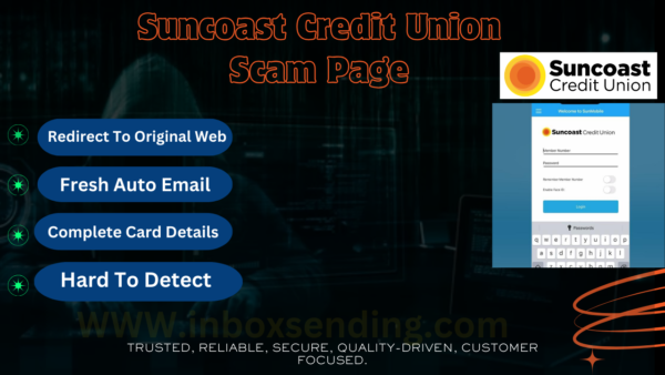 Suncoast Credit Union Scam Page