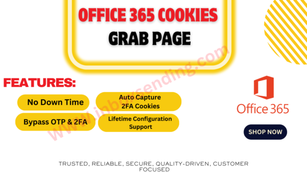 Office365 Cookies Grab Page