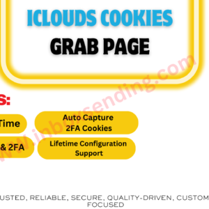 iCloud Cookies Grab Page