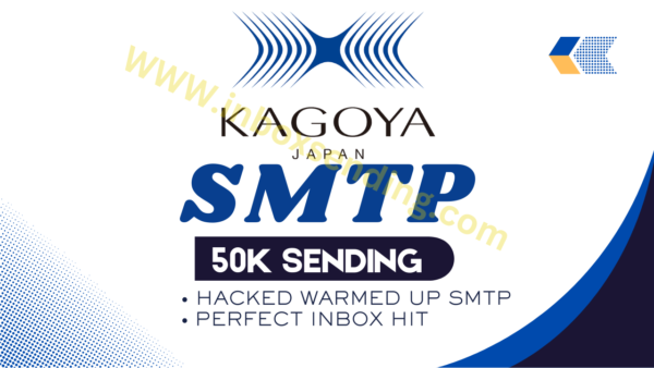 Hacked Kagoya Japan SMTP | 50k Daily Limit